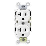 LEVITON RECEPTACULO DUPLEX 20A 125V 2P3H BLANCO