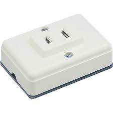 ROYER CONTACTO SENCILLO PLANO 15A MARFIL