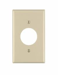 LEVITON PLACA PARA CONTACTO REDONDO MARFIL