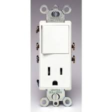 LEVITON COMBINACION CONTACTO Y APAGADOR BALANCIN 1
