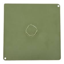 Tapa cuadrada PVC verde 38mm (1 1/2"") SKU: TapaP38