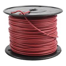 Cable THW nylon rojo 14 AWG por metro SKU: CAVYN14R-MTO
