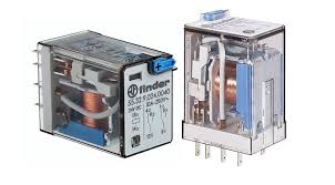 FINDER RELEVADOR ENCAPSULADO 10AMP 24VDC 2P2T 8PIN