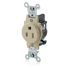 LEVITON CONTACTO SENCILLO 2P 3H 15A 125V BEIGE
