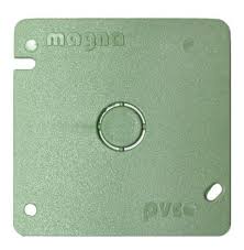 Tapa cuadrada PVC verde 25mm (1"") SKU: TapaP25