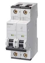SIEMENS INT TERMOMAG P/RIEL 2P 16A C 10kA 440VAC 72VDC
