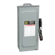 SQUARE D INT SEG S/PESADO 600V 3X30 AMP. USO INTEM