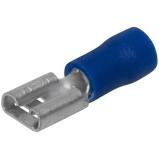 FASTON MACHO AISLADO AZUL 16-14 AWG
