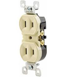 LEVITON CONTACTO DUPLEX C/PROTECCION 15A MARFIL