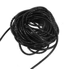 ESPIRAL PLASTICO 3/8"" NEGRO METRO