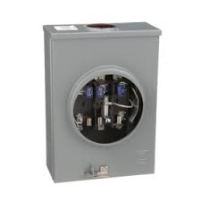 SQUARE D BASE MEDIDOR 3F 4H 7 MORDAZAS 100A 600VAC 2-1/2