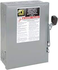 SQUARE D INT INDUSTRIAL 240VCA NEMA 1 3X30A D321N