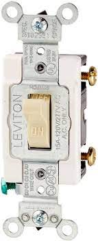 LEVITON APAGADOR DE PALANCA SILENCIOSO 1P 15AMP 120-277