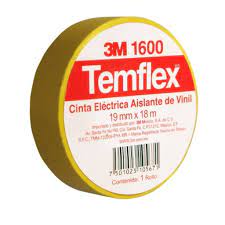 EATON CINTA DE PVC TEMFLEX 1600 600V 18M AMARILLA