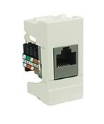LEVITON CIEN TOMA TELEFONICA RJ11 BLANCA