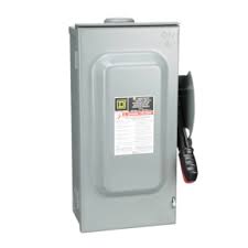 SQUARE D DESCONECT. SERV. PESADO 3P 60AMPS S/PORTAFUSIBLE