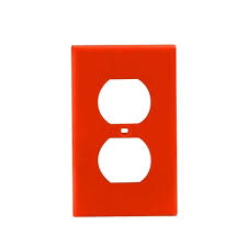 LEVITON PLACA P/CONTACTO DUPLEX NARANJA