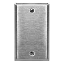 LEVITON PLACA ACERO INOXIDABLE CIEGA