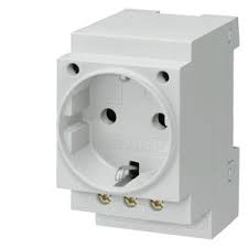 SIEMENS SCHUKO SOCKET 16A MONTAJE RIEL DIN SUKO