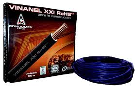 Cable VINANel azul Caja 100 12 AWG SKU: CAVIN12Z
