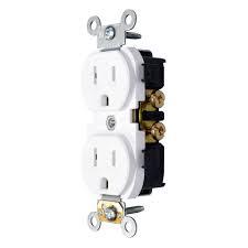 LEVITON CONTACTO DUPLEX 15A 125VAC BLANCO