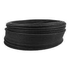 Cable nylon negro CAL. 2 AWG por metro SKU: CAVYN2N-MTO