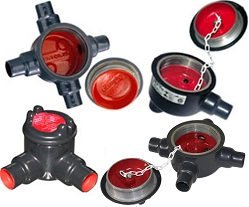 CROUSE HINDS CONDULET GUAB 25mm 1 BOND ROJO