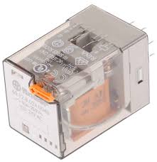 FINDER RELEVADOR ENCAPSULADO 10AMP 24VAC 2P2T 8PIN