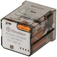 FINDER RELEVADOR DE POTENCIA 2P2T 16A 120VAC