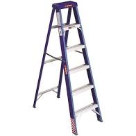 PELDAÑOS ESCALERA TIJERA FV 5 ESC TIPO II 102 KG PROFESIONAL AZUL 1.83M 706793